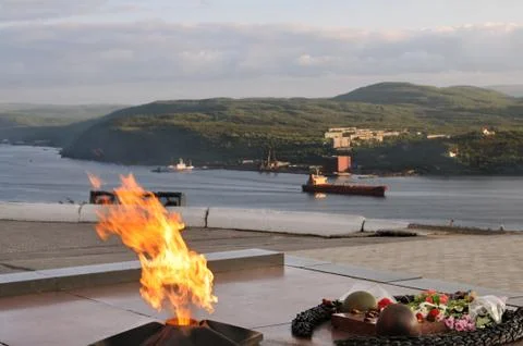 Eternal flame Foto stock