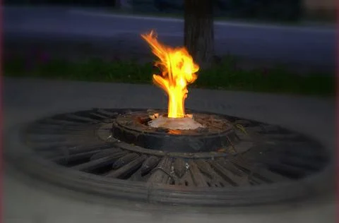 Eternal flame Stock Photos