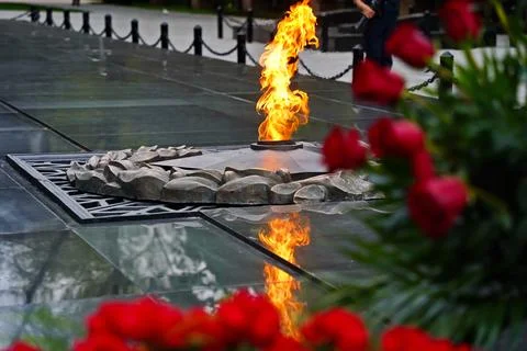 Eternal flame. 写真素材