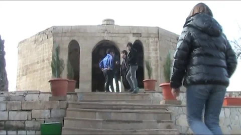 Eternal flames in Azerbaijan 스톡 동영상 106359162