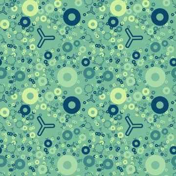 Eternal fraction creative pattern Stock Illustration