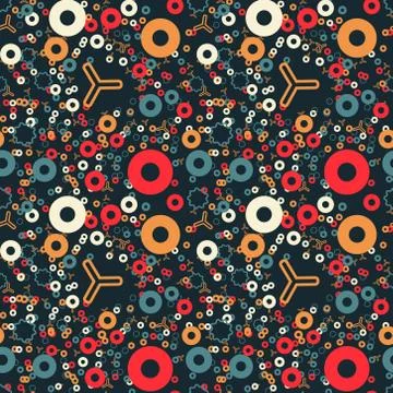 Eternal fraction creative pattern Stock Illustration