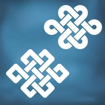 The eternal knots Stock Illustration