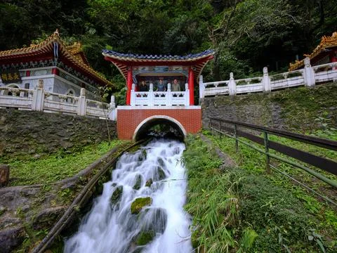 Eternal Spring Shrine Stock Photos