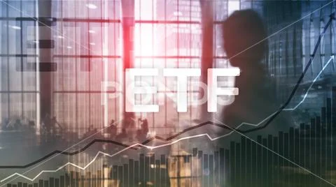 ETF - Exchange traded fund financial and trading tool. Business and investment Stock Photos