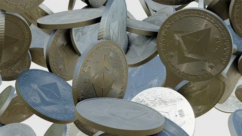 Eth falling Stock Footage 211181497