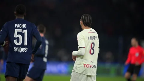 Ethan Mbappé during Paris Saint-Germain (PSG) VS LOSC - Ligue 1 (2026) Stockbeeldmateriaal 340537941