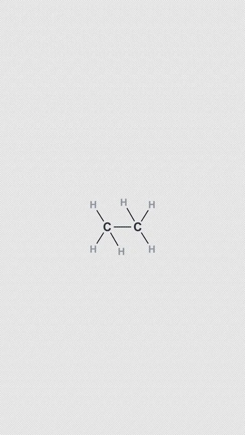 Ethane C2H6 Lewis Structure Clean No Text Overlay Alpha 4K Vertical 9x16 Light Stockbeeldmateriaal 339506653