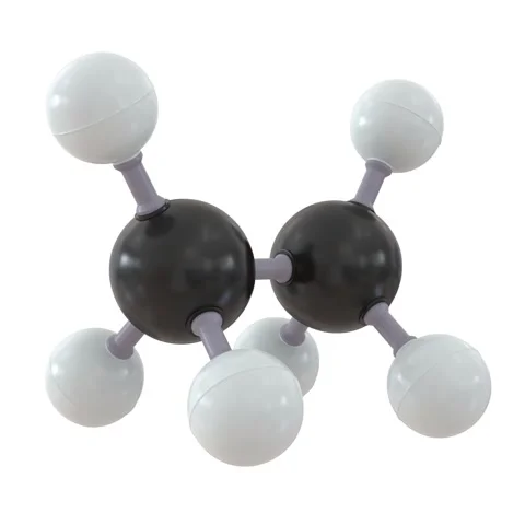 Ethane Molecule Video stock 283475935