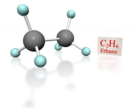 Ethane white Stock Illustration