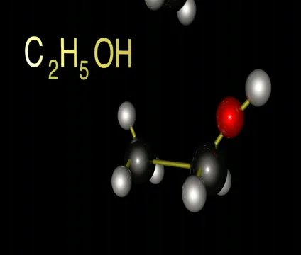 Ethanol to butanol molecule model 스톡 동영상 515975