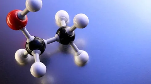 Ethanol molecule 動画素材 7710967