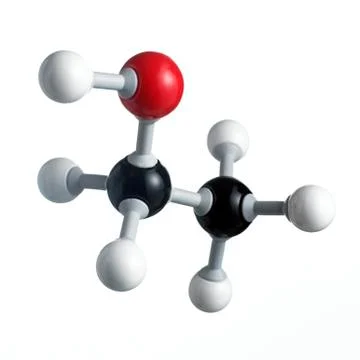 Ethanol molecule Stock Illustration