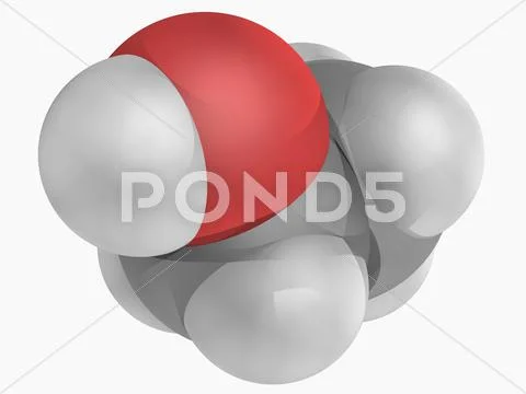 Ethanol molecule Stock Illustration