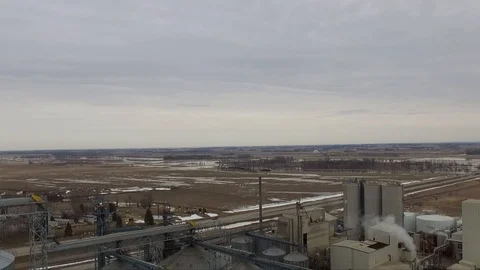 Ethanol Plant Stock Footage 88979742