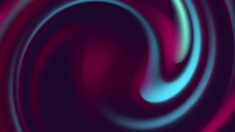 Ethereal 3d render background of twirling organic waves in blue and magenta Stock Footage 160367732
