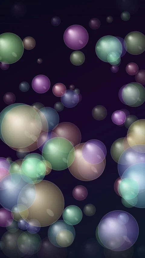 Ethereal abstract bubble texture: Digital network connections flowing throu.. Stock Footage 345492374