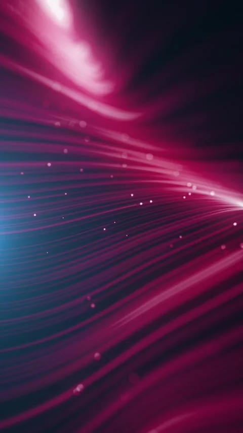 Ethereal Abstract Digital Lines Flowing Animation Video stock 341580649