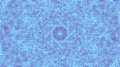 Ethereal abstract fractal wave pattern loop | Organic digital green seamles.. Stock Footage 333442067