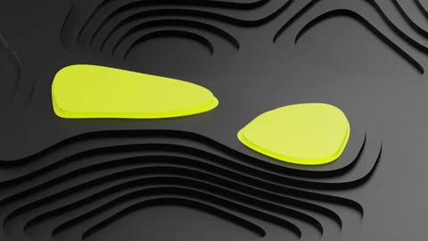 Ethereal Abstract Landscapes: Morphing Waves Stock Footage 276355210