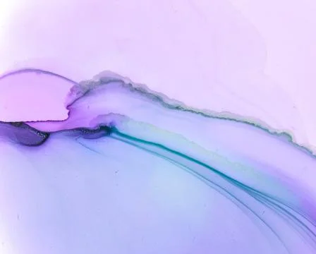 Ethereal Art Pattern. Liquid Ink Wave Wallpaper. Stock Illustration