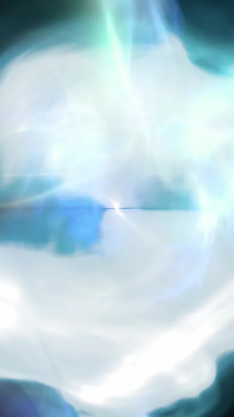 Ethereal Blue Light Flux Loop Stock Footage 303522515