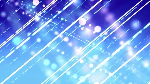 Ethereal Blue Light Streaks with Soft Bokeh Motion Background Stock Footage 337929570