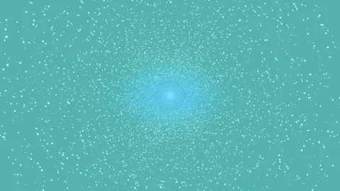 Ethereal blue light tunnel with floating particles creates a magical Stock-Footage 325769899