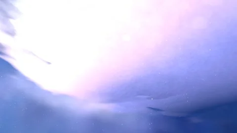 Ethereal Blue Sky with Clouds and Snow 2 Stock Footage 246247479