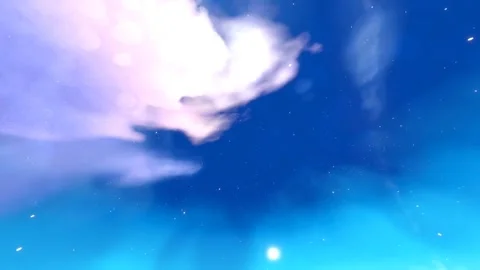 Ethereal Blue Sky with Clouds and Snow 4 Stock Footage 246252257