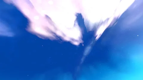 Ethereal Blue Sky with Clouds and Snow 5 Stock Footage 246252527