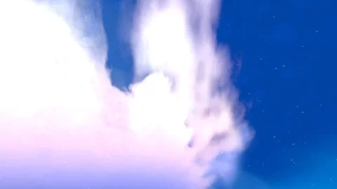Ethereal Blue Sky with Clouds and Snow 6 Stock Footage 246252708