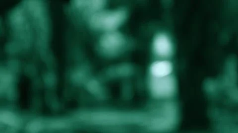 Ethereal emerald forest abstraction hints at a misty, dreamlike woodland Stock Photos