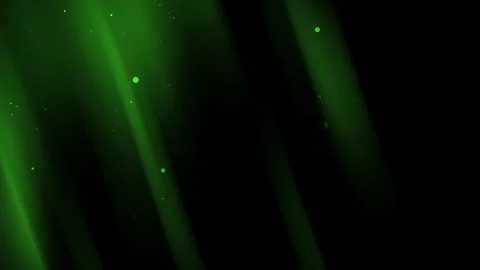 Ethereal Emerald Light Rays Shimmering on a Dark Canvas for Magical and Ser.. Stock Footage 313281226