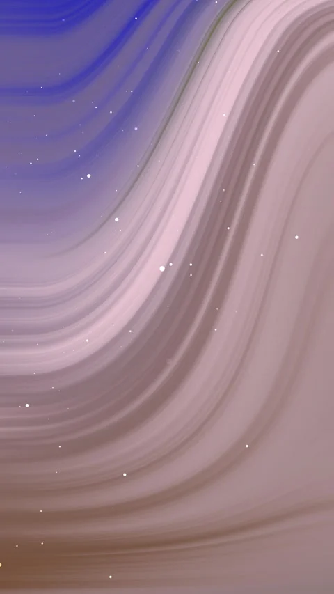 Ethereal flowing waves with shimmering particles a tranquil cosmic abstract.. Stock Footage 338380624