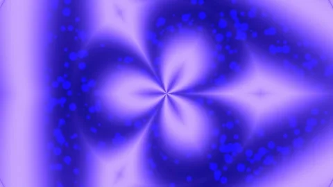 Ethereal four-petal abstract gradient background with sparkling spring boke.. Video stock 336772252