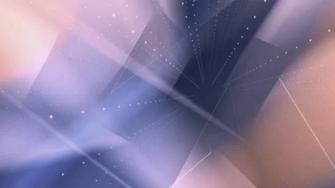 Ethereal geometric abstraction with soft light and flowing lines, perfect for te Stock Footage 321396103
