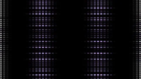Ethereal Glowing Green Grid Pattern on Deep Black Abstract Background Stock Footage 336341303