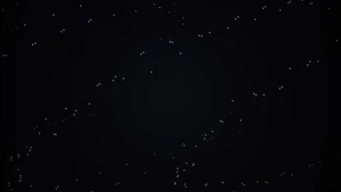 Ethereal glowing stardust particles animation against dark abstract backgroun Stock Footage 346006110