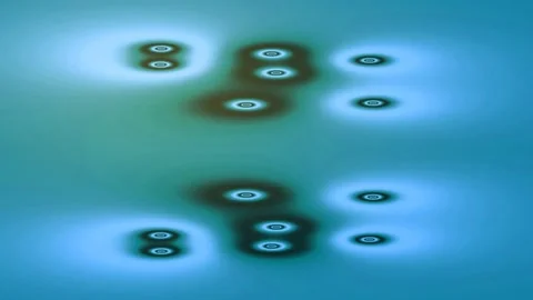 Ethereal green gradient with pulsing organic circles abstract background loop Stock Footage 336259096