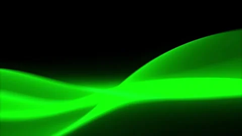 Ethereal Green Wave  A Fluid Animations Background Stock Footage 296787191