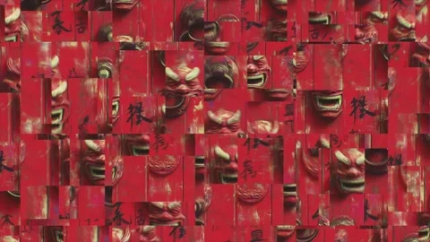 Ethereal Knocker Pattern Video stock 306463753