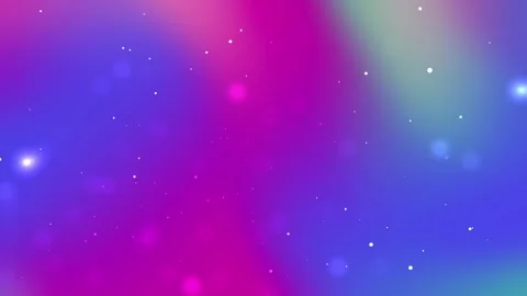 Ethereal Light Bubbles – Animated Bokeh on Color Wash Stock Footage 310641943