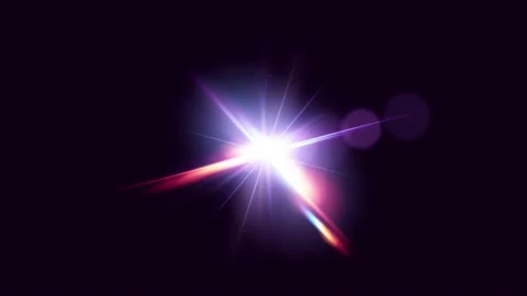 Ethereal Light Lens Flare Effect Stockbeeldmateriaal 234348771