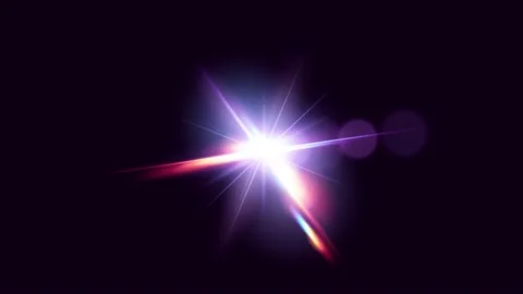 Ethereal Light Lens Flare Effect Stockbeeldmateriaal 234536068