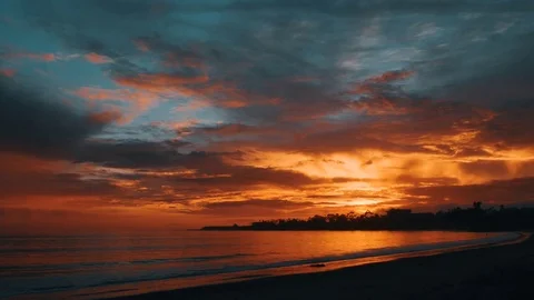Ethereal Ocean Sunset Vídeo Stock 71943186