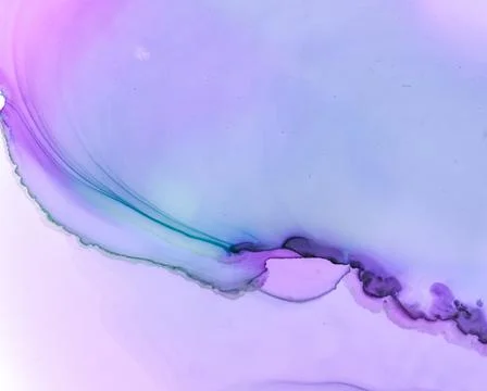 Ethereal Paint Pattern. Alcohol Ink Wash Stock Illustration