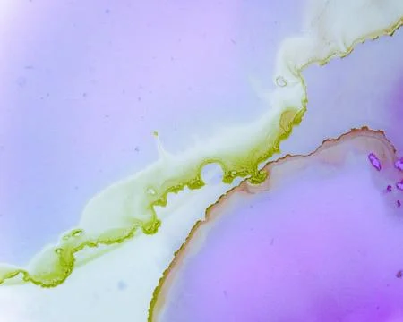 Ethereal Paint Pattern. Liquid Ink Wash Stock Illustration