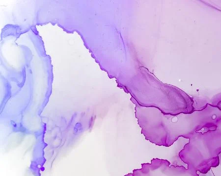 Ethereal Paint Texture. Liquid Ink Wash Stock Illustration