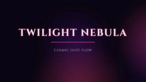 Ethereal purple nebula cloud flowing in deep space. Abstract cosmic dust vi.. Stock Footage 337655374
